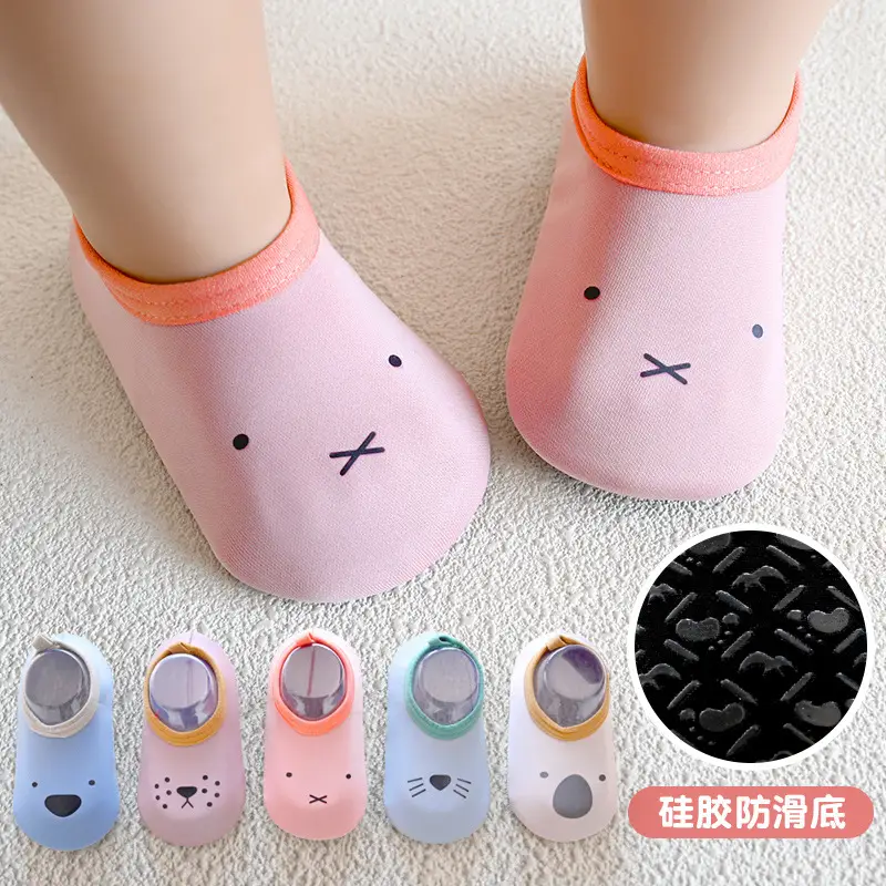 Newborn Baby Floor Socks Anti-Slip Cool Indoor - Image 8