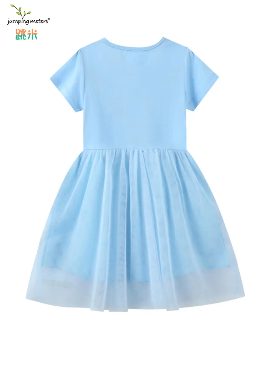 Blue Unicorn Print Girls Skirt 2025 Spring Summer - Image 5