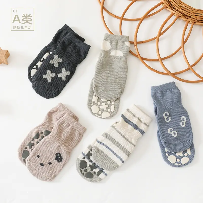 Baby Cotton Floor Socks Non-Slip Spring Summer - Image 9
