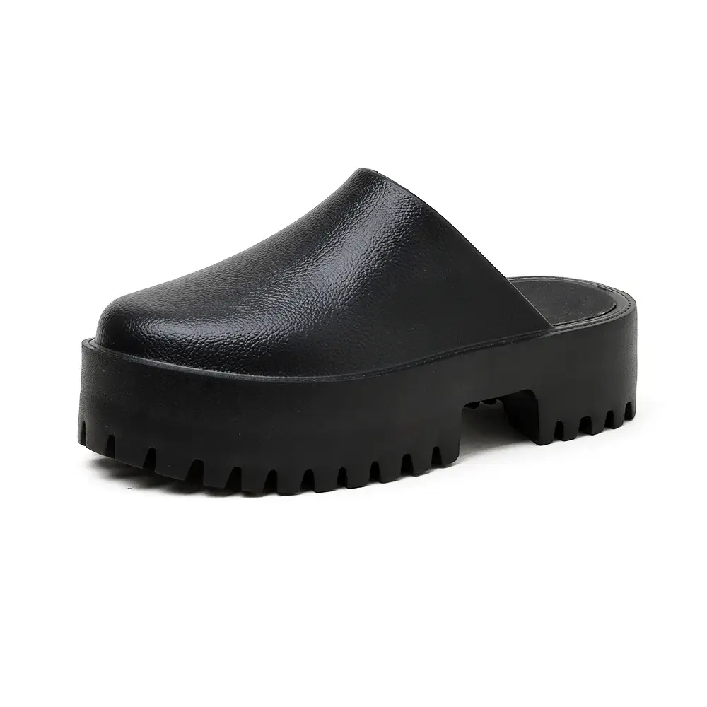 Women's Korean Style Thick Heeled Sandals Orange