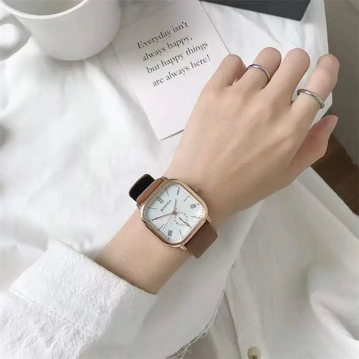 New Style Fashionable Couple Boys and Girls Junior High School Student Watches Women's and Men's Universal Simple Sports Quartz Watches