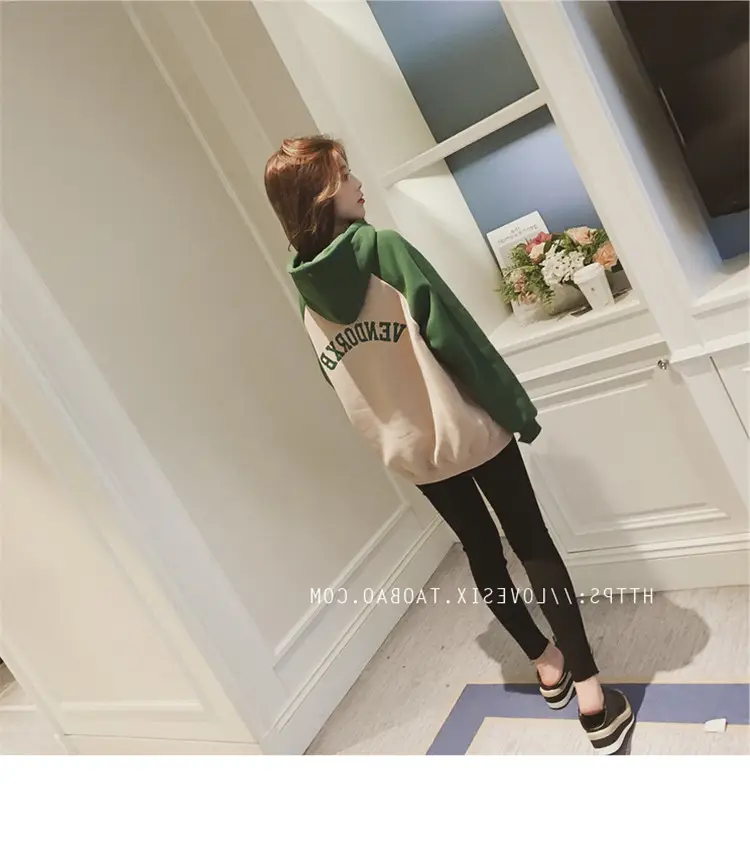 2022 Korean Style Velvet Hooded Sweatshirt Women — feature 14
