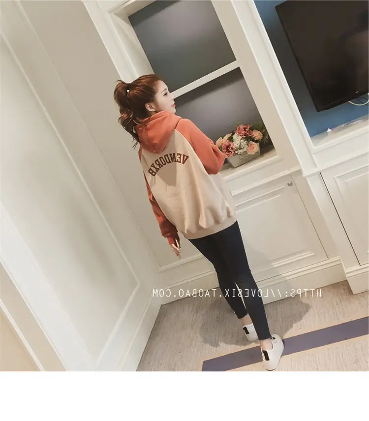 2022 Korean Style Velvet Hooded Sweatshirt Women — feature 22