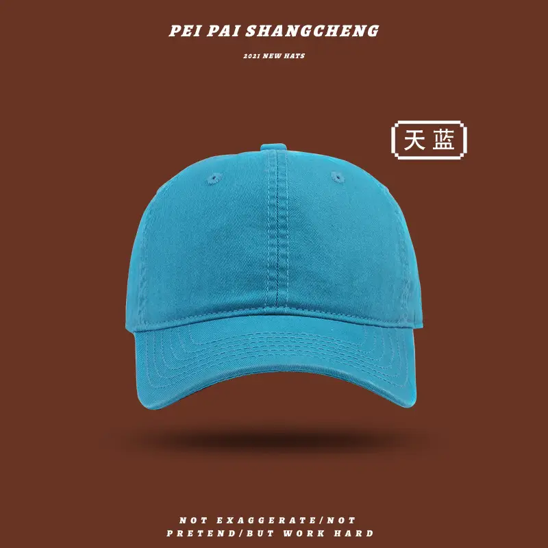 Women's Blue Baseball Cap All-match Sunshade Korean Style - Image 18