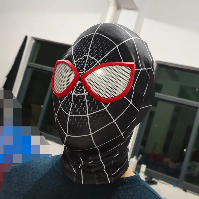 Spider-Man Mesh Headmask Red Mask Cosplay Hat - Image 10
