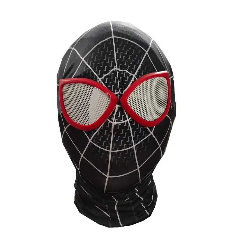 Spider-Man Mesh Headmask Red Mask Cosplay Hat - Image 11