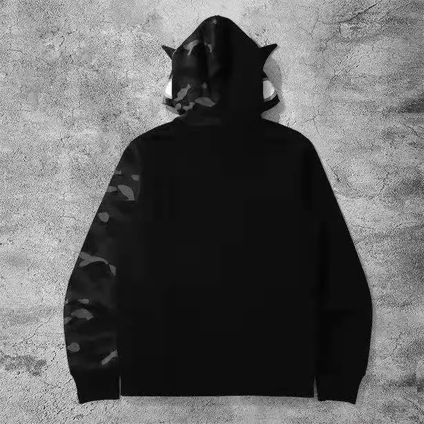 Batman Camo Hoodie Youth Casual Zipper - Image 10