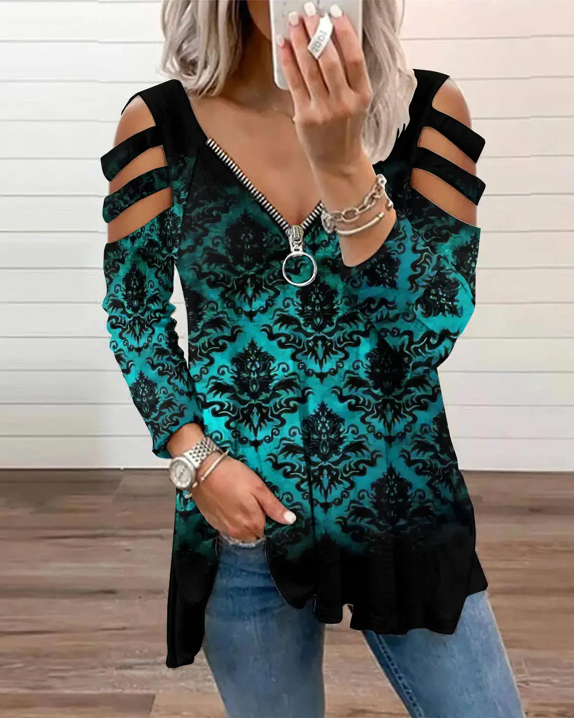 2024 Rugby Letter Print Long Sleeve Women's T-Shirt - Image 13