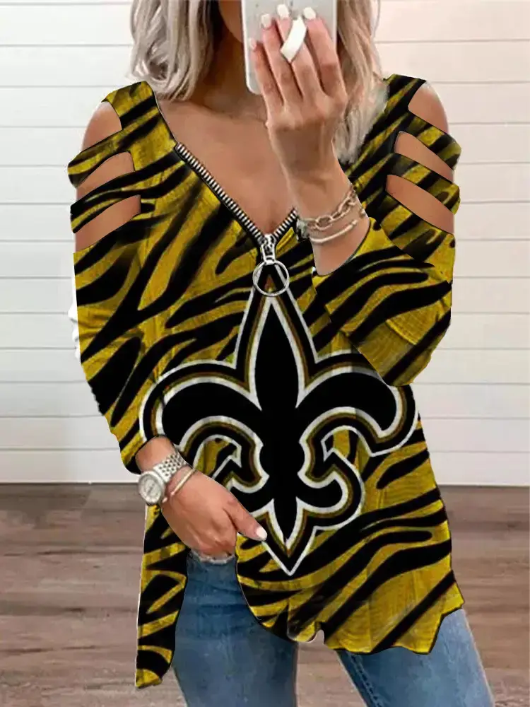 2024 Rugby Letter Print Long Sleeve Women's T-Shirt - Image 2