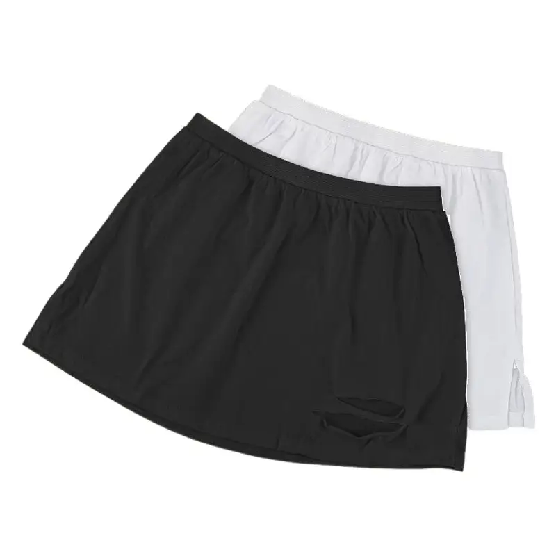 Women's Full Body Stacked Black Skirt Large Winter