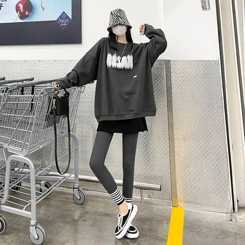 Women's Full Body Stacked Black Skirt Large Winter - Image 2