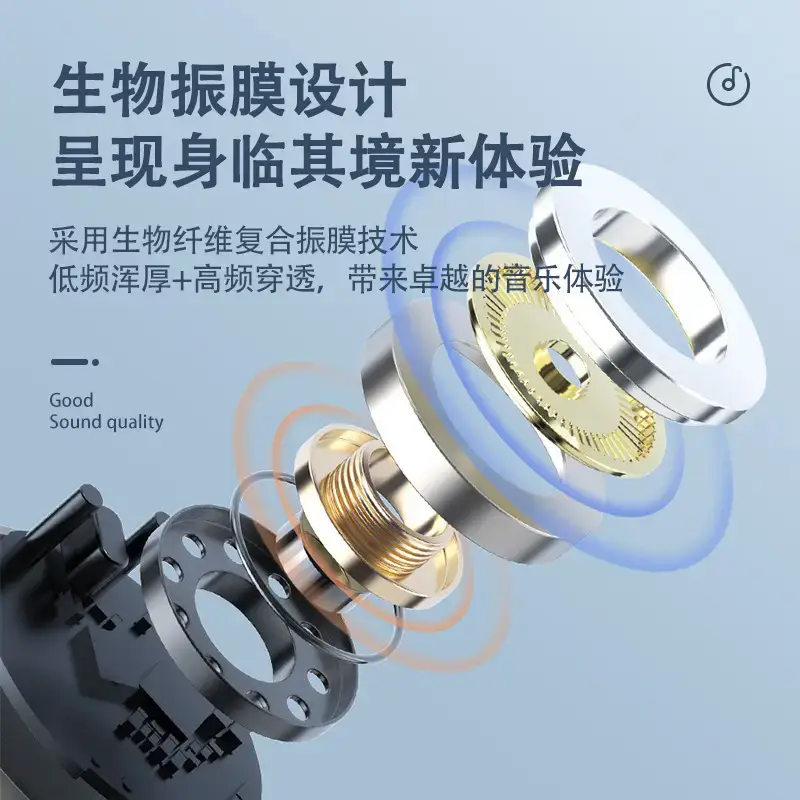 Cross-Border New In-Ear Stereo Mini Waterproof Noise Reduction Sports E-Sports Tws Bluetooth Headset - Image 10