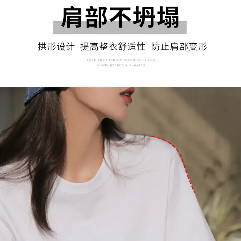 Women Navy Cotton T-Shirt Short Sleeve Loose Fit