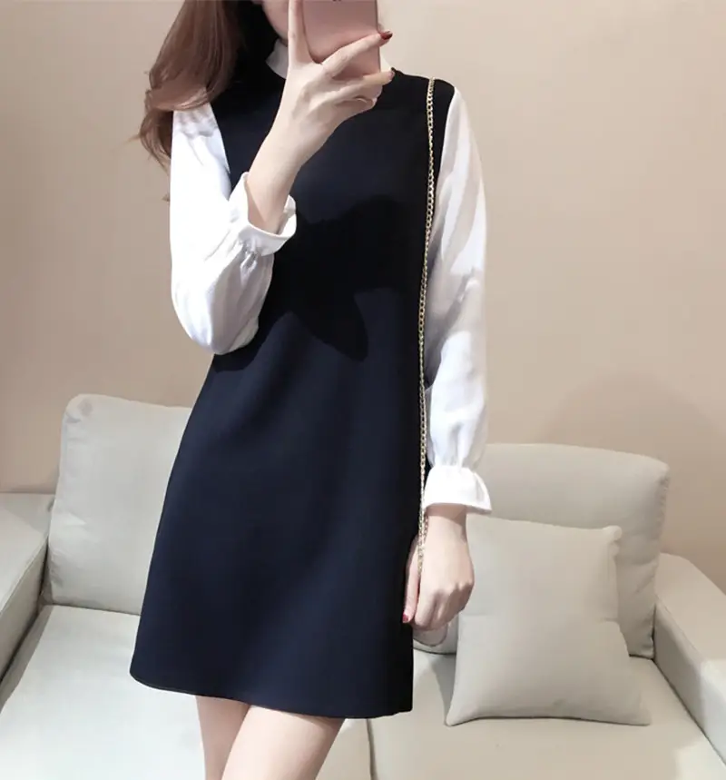 Black Sleeveless Dress for Women 2022 New Arrival - Image 3