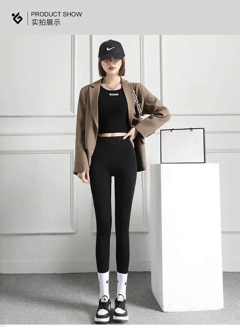 Women Thin High-Waist Shark Pants for Yoga & Slimming — feature 5