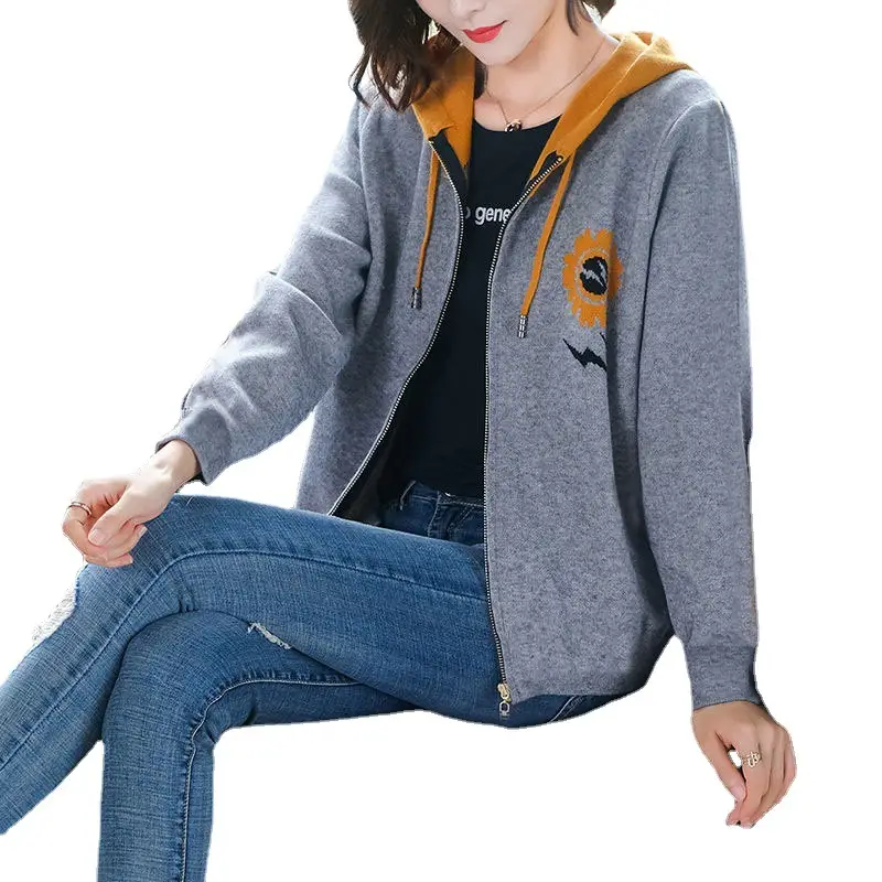 2024 Hooded Fleece Cardigan for Women Plus Size - Image 8