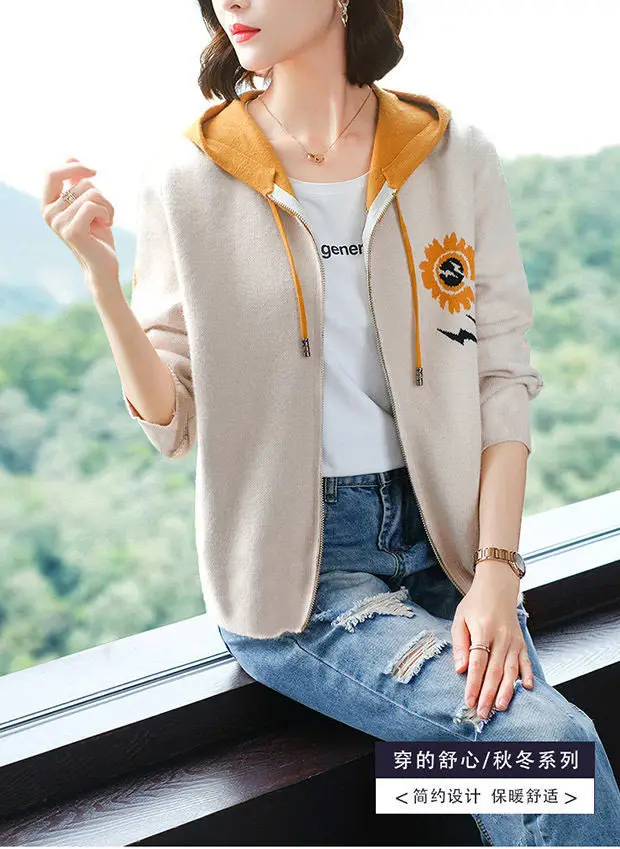 2024 Hooded Fleece Cardigan for Women Plus Size — feature 10