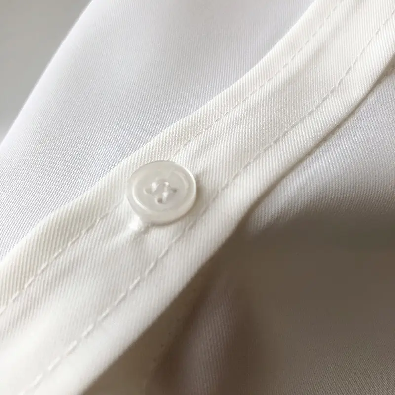Women Blue Long Sleeve Lapel Shirt South Korea Style — feature 26