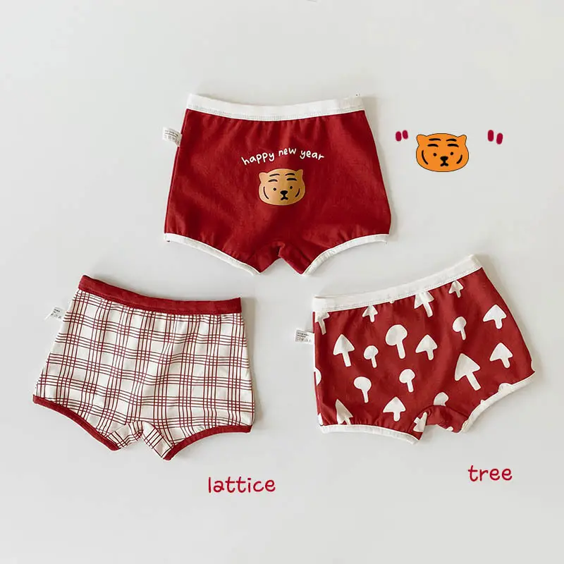 New Year Greetings Cartoon Underwear Hanger for Boys - Image 7