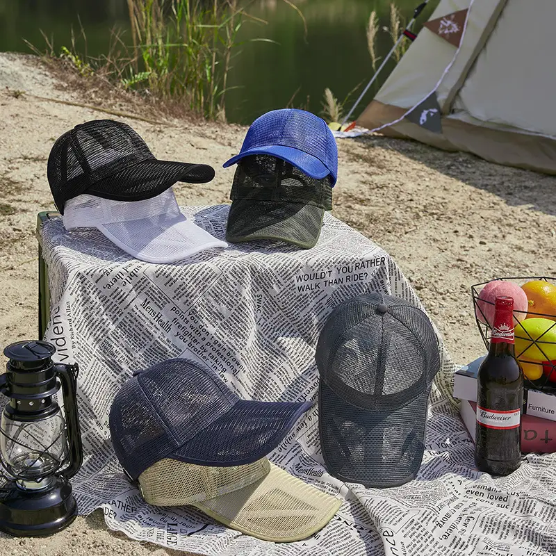 2025 Men Women Mesh Baseball Cap Sun Protection Extended Tongue - Image 15