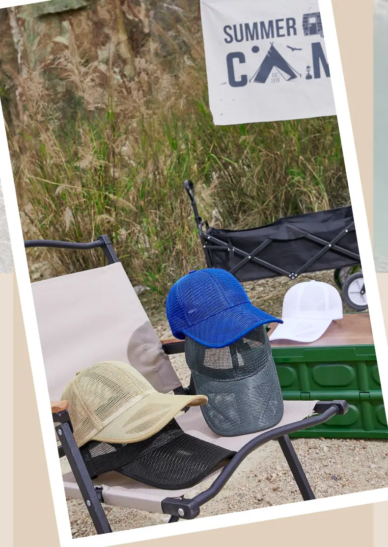 2025 Men Women Mesh Baseball Cap Sun Protection Extended Tongue — feature 14