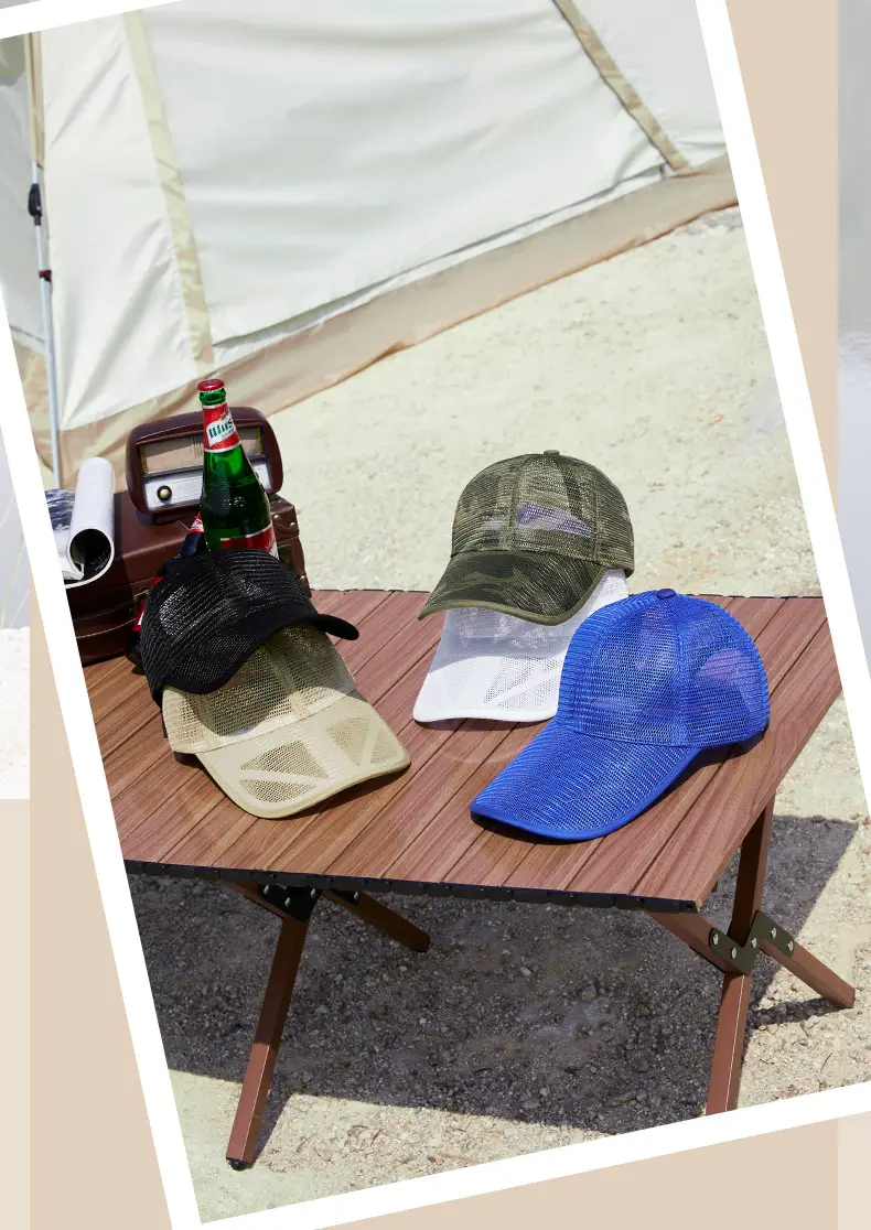 2025 Men Women Mesh Baseball Cap Sun Protection Extended Tongue — feature 22