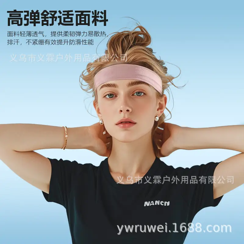 Green Knitted Sweat-Absorbent Headband for Gym & Fitness - Image 16