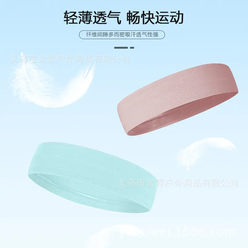 Green Knitted Sweat-Absorbent Headband for Gym & Fitness - Image 17