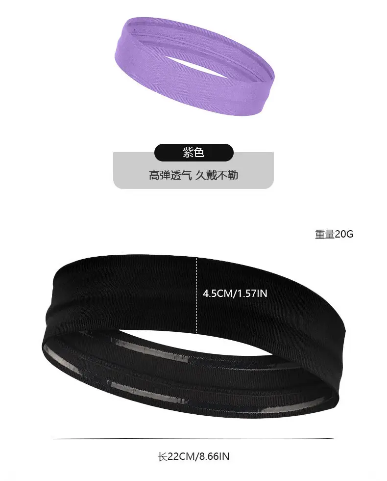 Green Knitted Sweat-Absorbent Headband for Gym & Fitness — feature 18