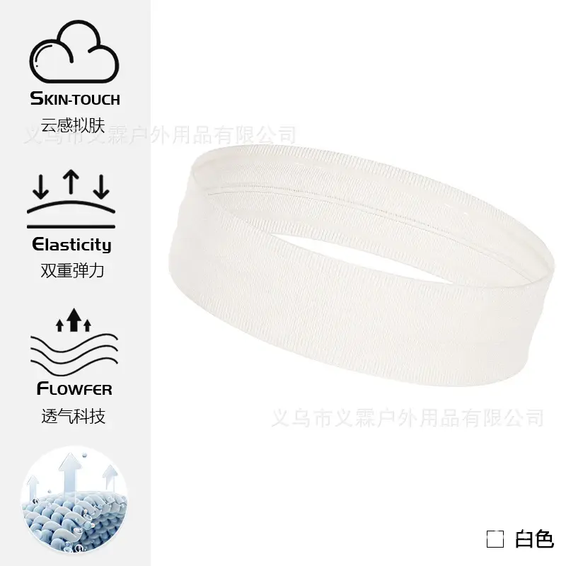 Green Knitted Sweat-Absorbent Headband for Gym & Fitness - Image 9