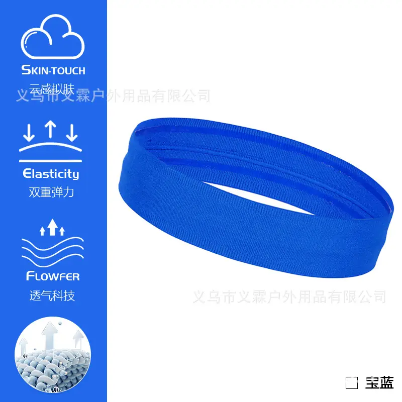 Green Knitted Sweat-Absorbent Headband for Gym & Fitness - Image 10