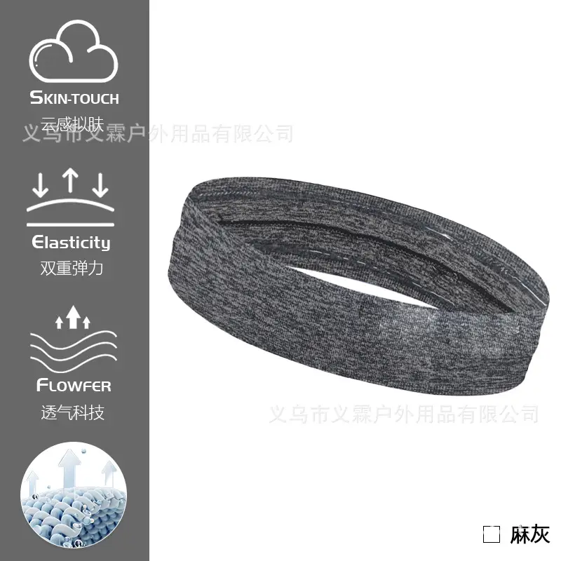 Green Knitted Sweat-Absorbent Headband for Gym & Fitness - Image 12