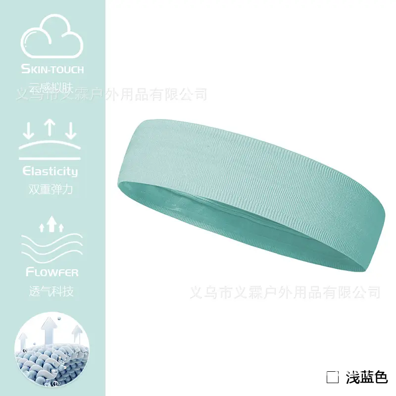 Green Knitted Sweat-Absorbent Headband for Gym & Fitness - Image 7