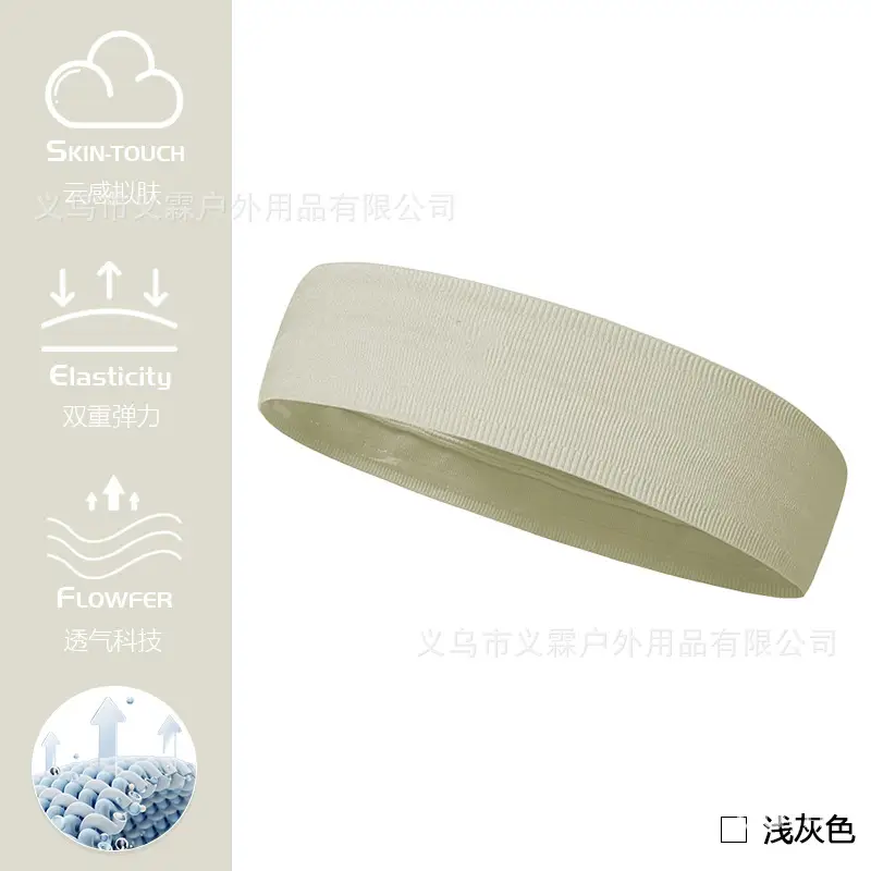 Green Knitted Sweat-Absorbent Headband for Gym & Fitness - Image 8