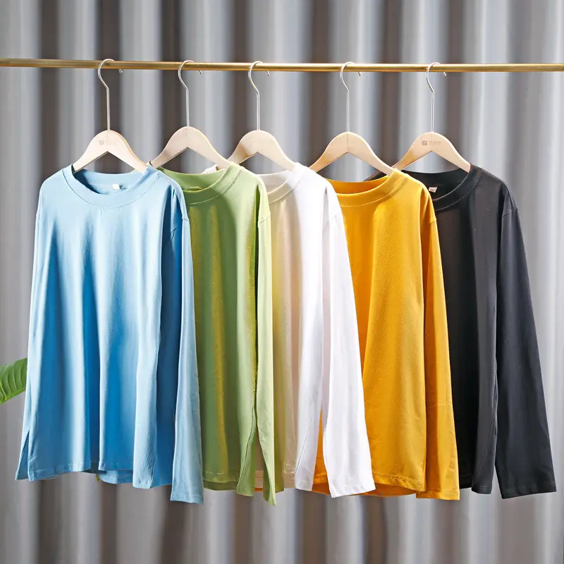 Yellow Long Sleeve Fat T-Shirt for Boys Medium to XL