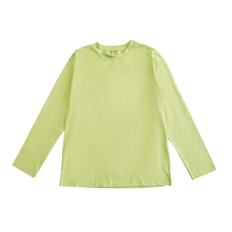Yellow Long Sleeve Fat T-Shirt for Boys Medium to XL