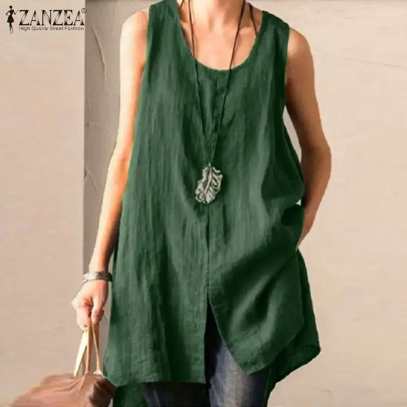 Men Cotton Linen Patchwork Vest Maroon Loose Fit — feature 9