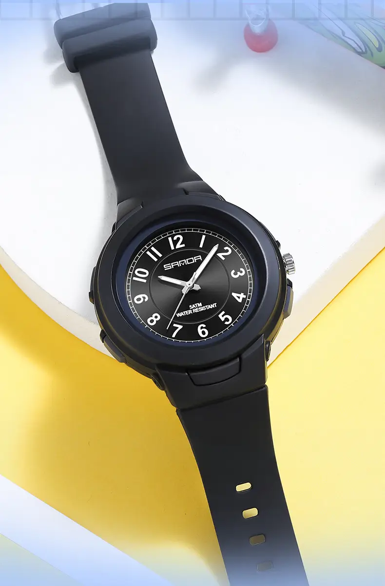 Sanda Quartz Watch for Men Women White Rose Dial — feature 17