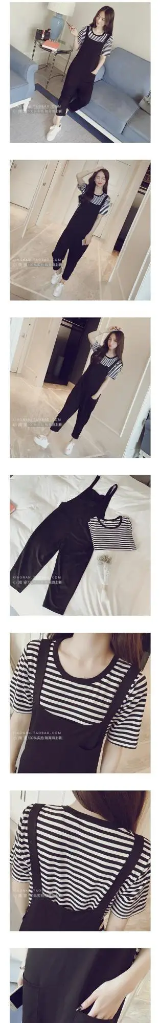 2025 Korean Style Women's Black Overalls Set — feature 2