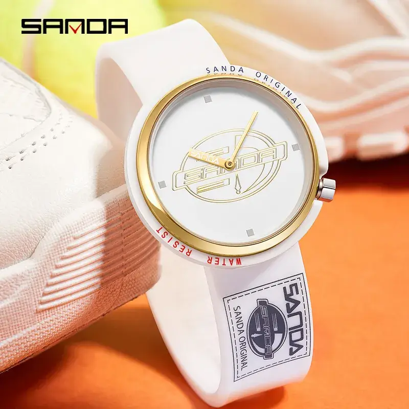 Sanda Fashion Pink Student Sports Quartz Watch - Image 9