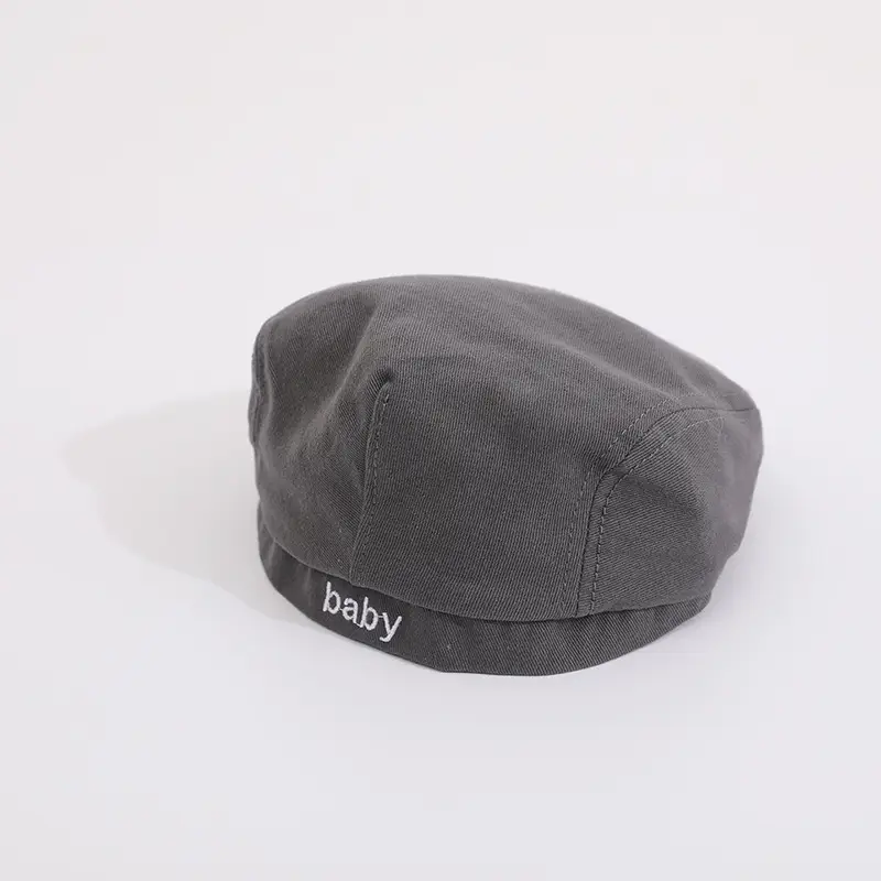 Kids Peaked Cap Hat Black White 2025 - Image 4