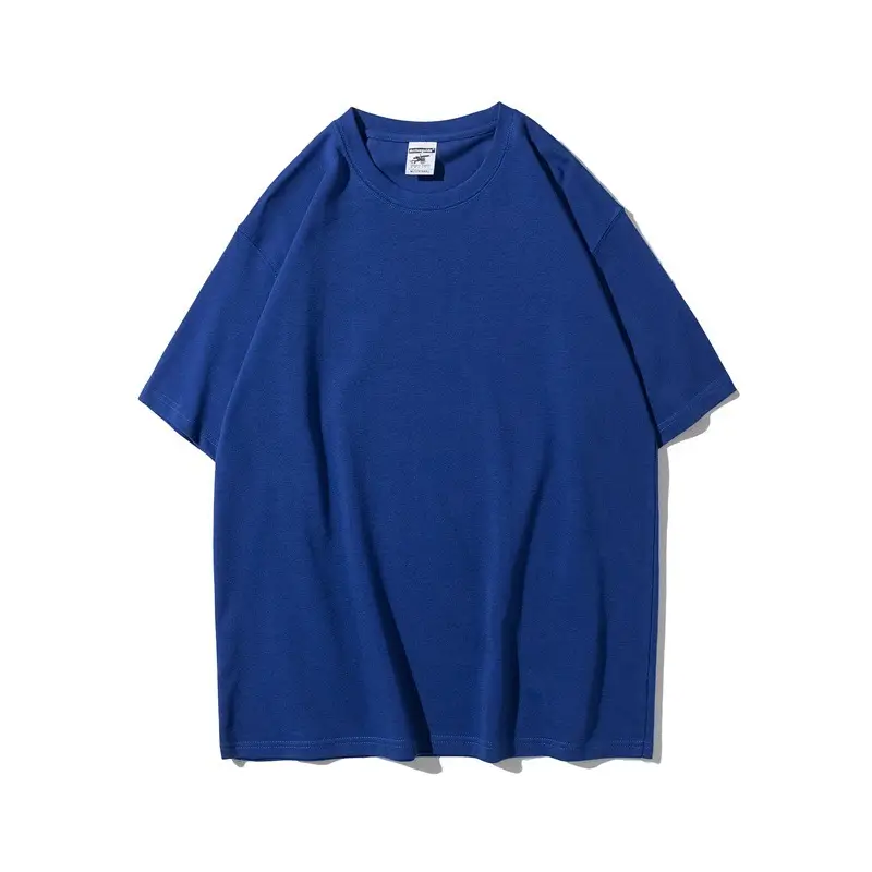 White Heavyweight T-Shirt Off-Shoulder Casual Short Sleeve - Image 14