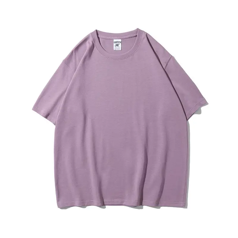 White Heavyweight T-Shirt Off-Shoulder Casual Short Sleeve - Image 15