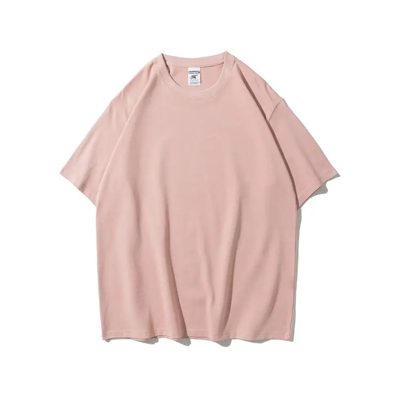 White Heavyweight T-Shirt Off-Shoulder Casual Short Sleeve - Image 16