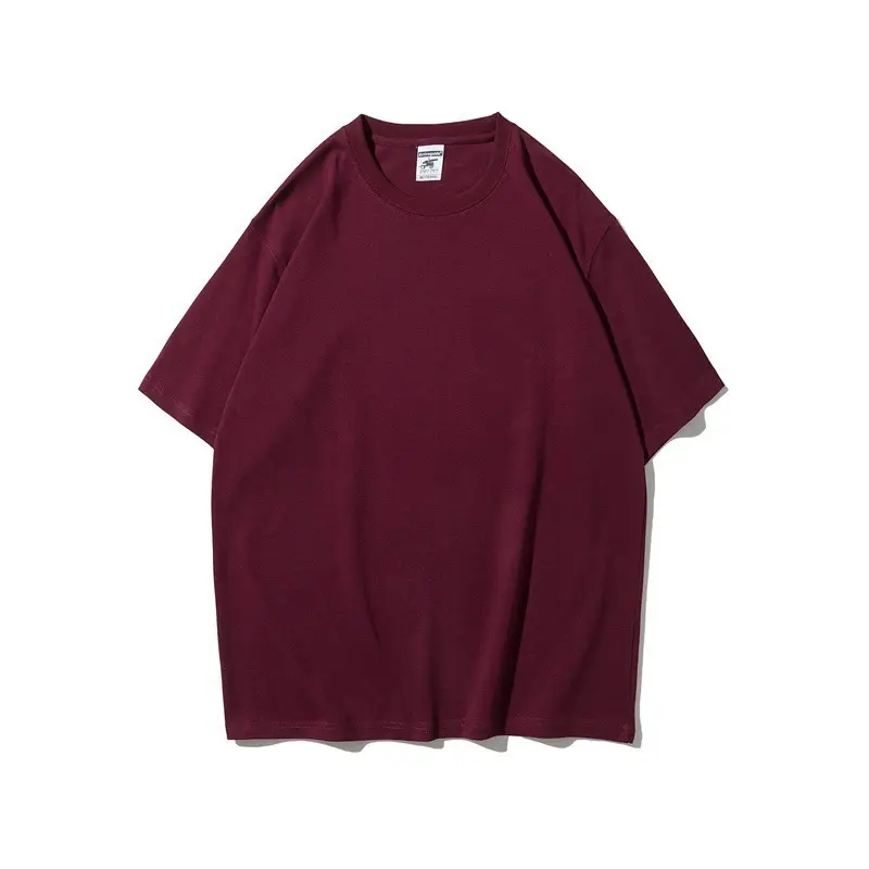 White Heavyweight T-Shirt Off-Shoulder Casual Short Sleeve - Image 6