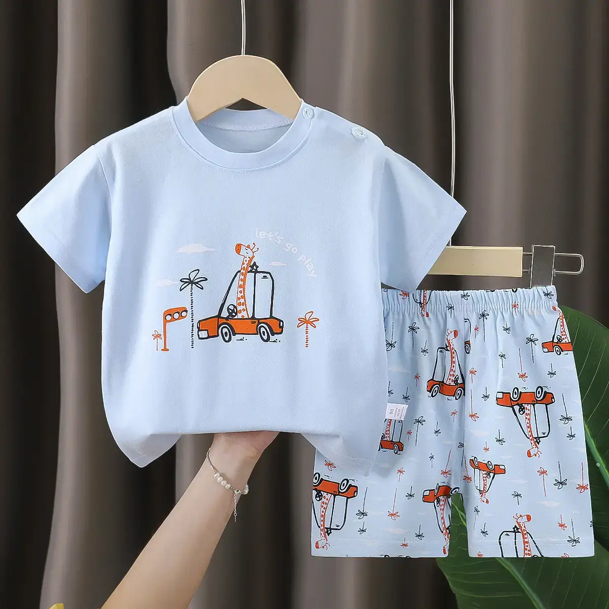 New Boys Cotton Short Sleeve T-Shirt & Shorts Set - Image 28