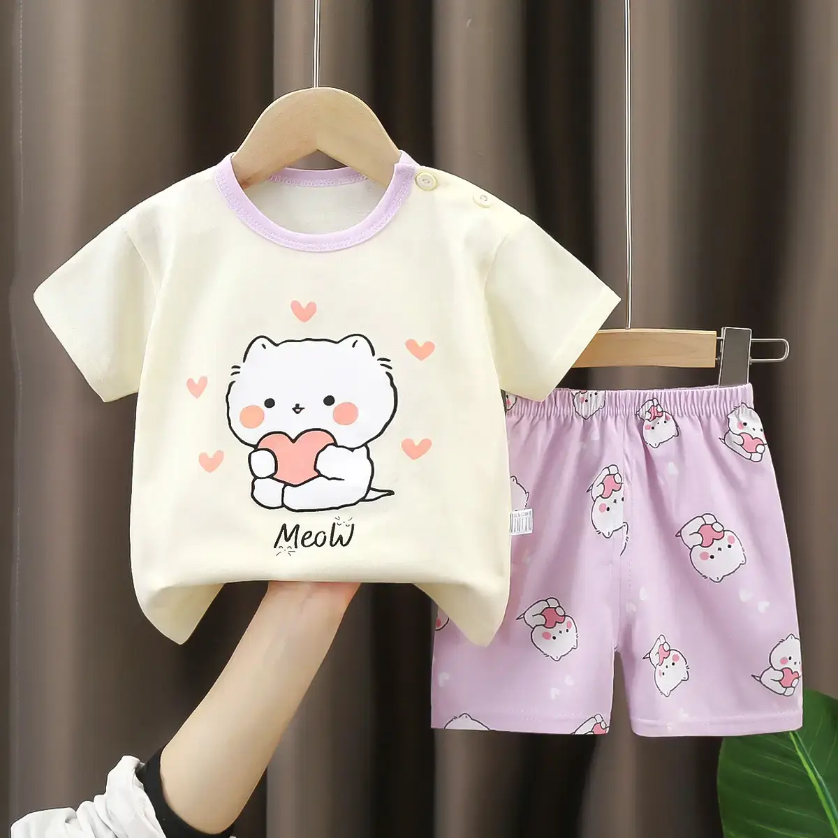 New Boys Cotton Short Sleeve T-Shirt & Shorts Set - Image 10