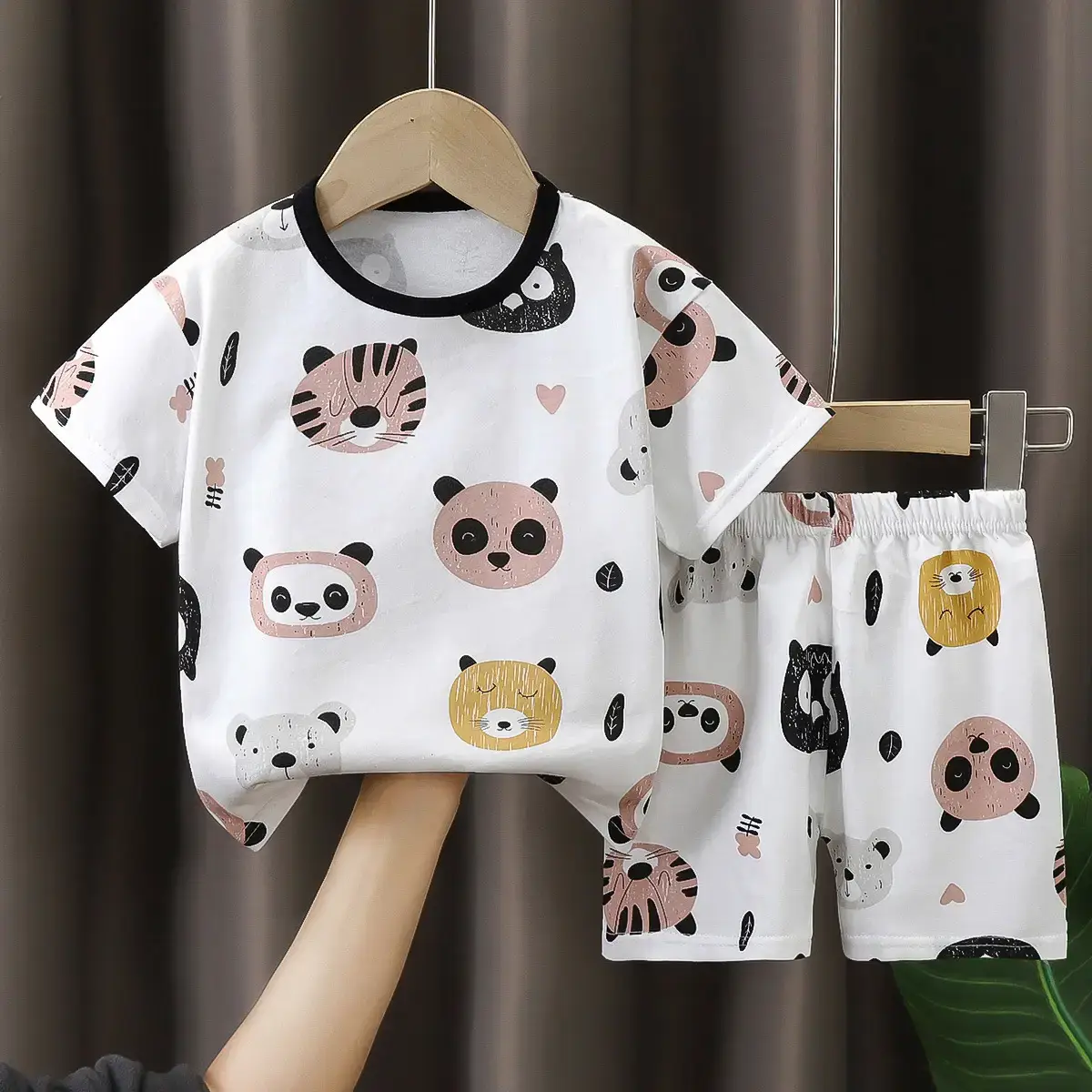 New Boys Cotton Short Sleeve T-Shirt & Shorts Set - Image 3