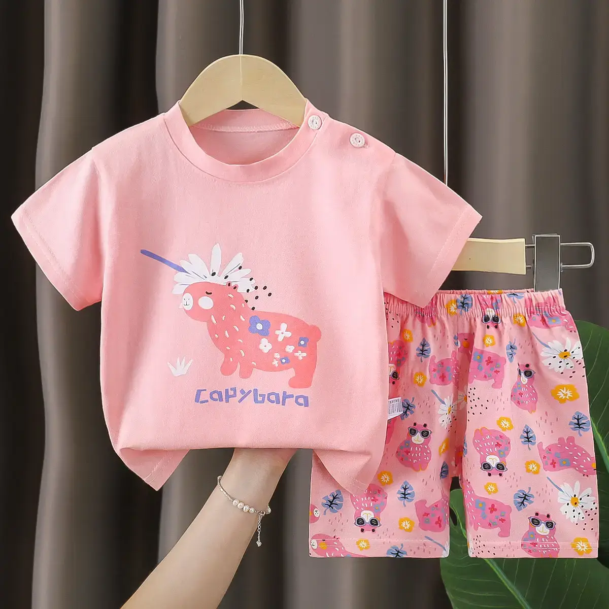 New Boys Cotton Short Sleeve T-Shirt & Shorts Set - Image 30