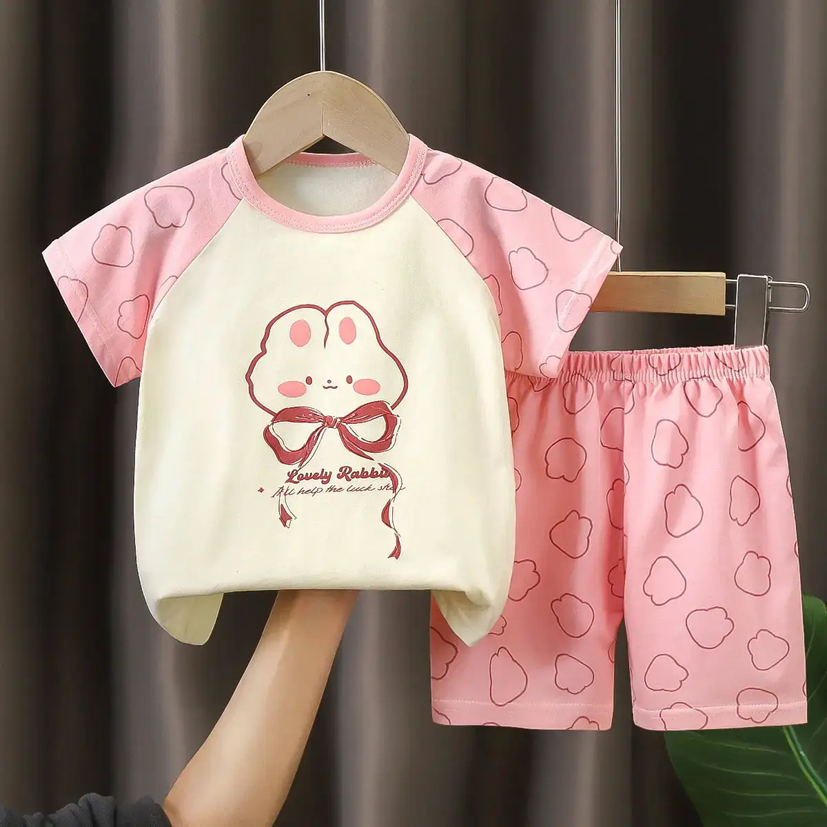 New Boys Cotton Short Sleeve T-Shirt & Shorts Set - Image 4